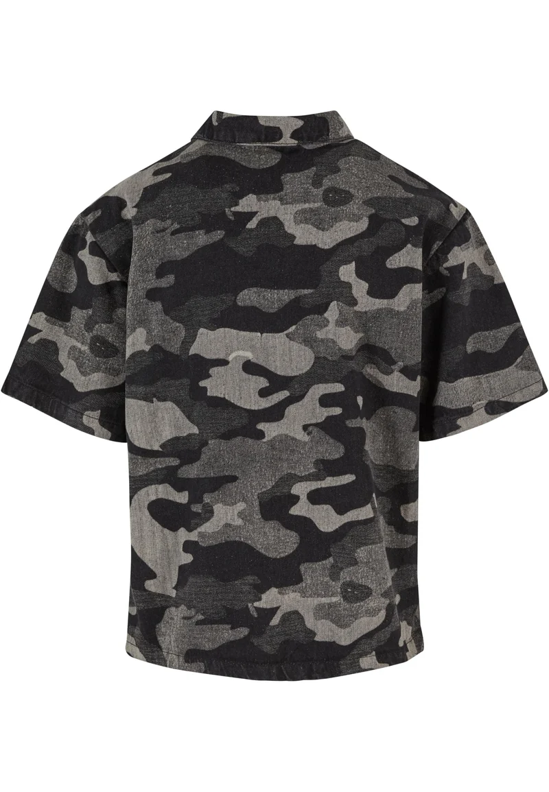 UC Laser Camo Printed Boxy Shirt