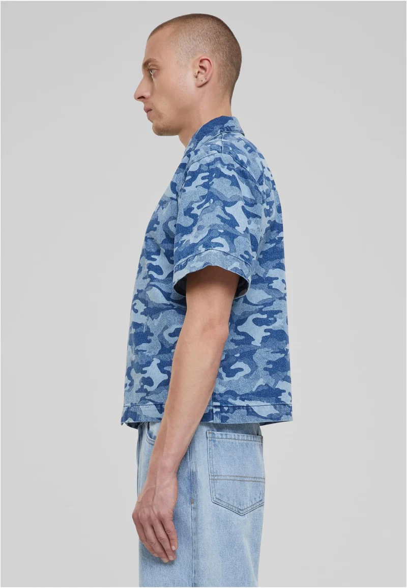UC Laser Camo Printed Boxy Shirt