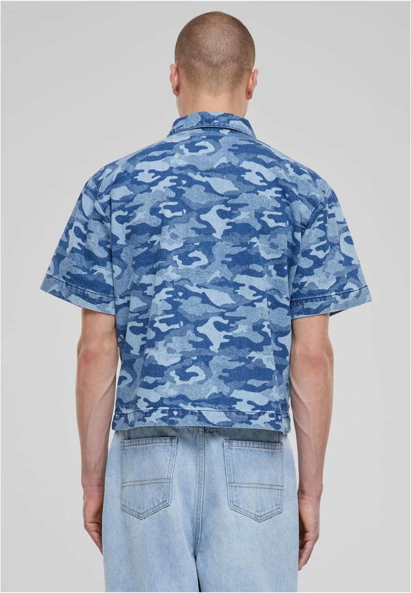 UC Laser Camo Printed Boxy Shirt