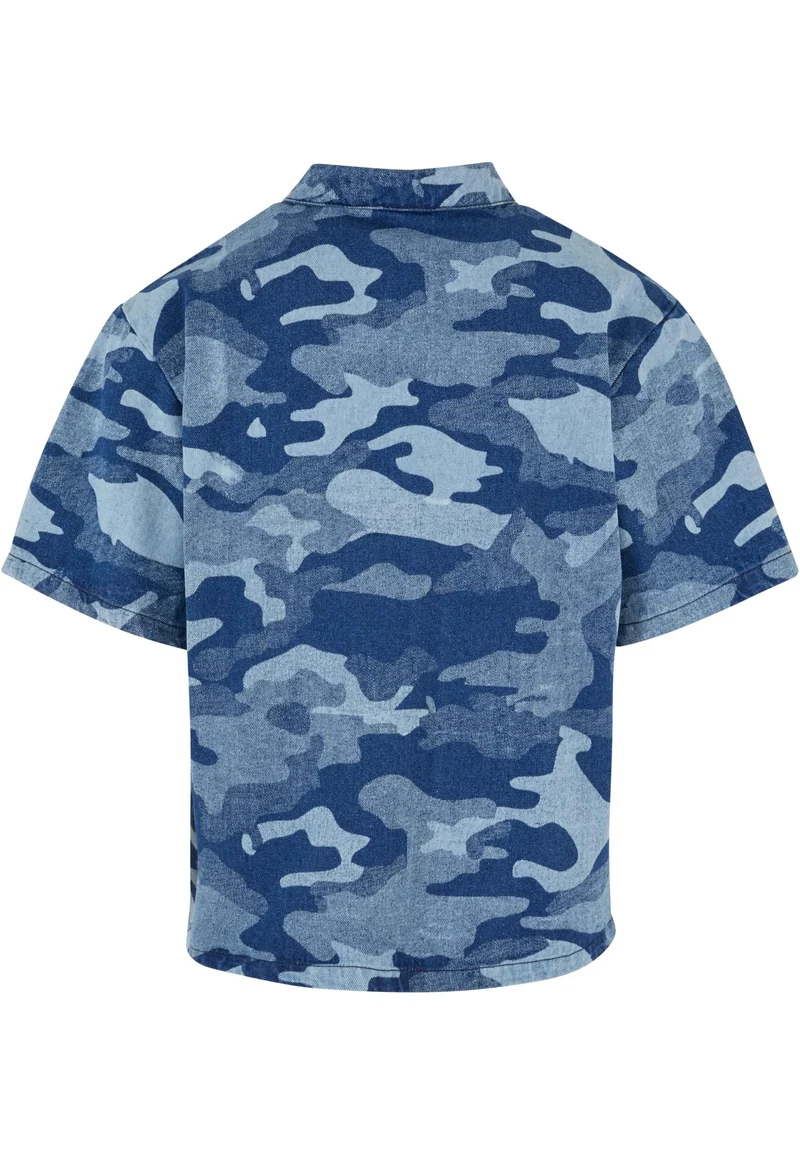 UC Laser Camo Printed Boxy Shirt