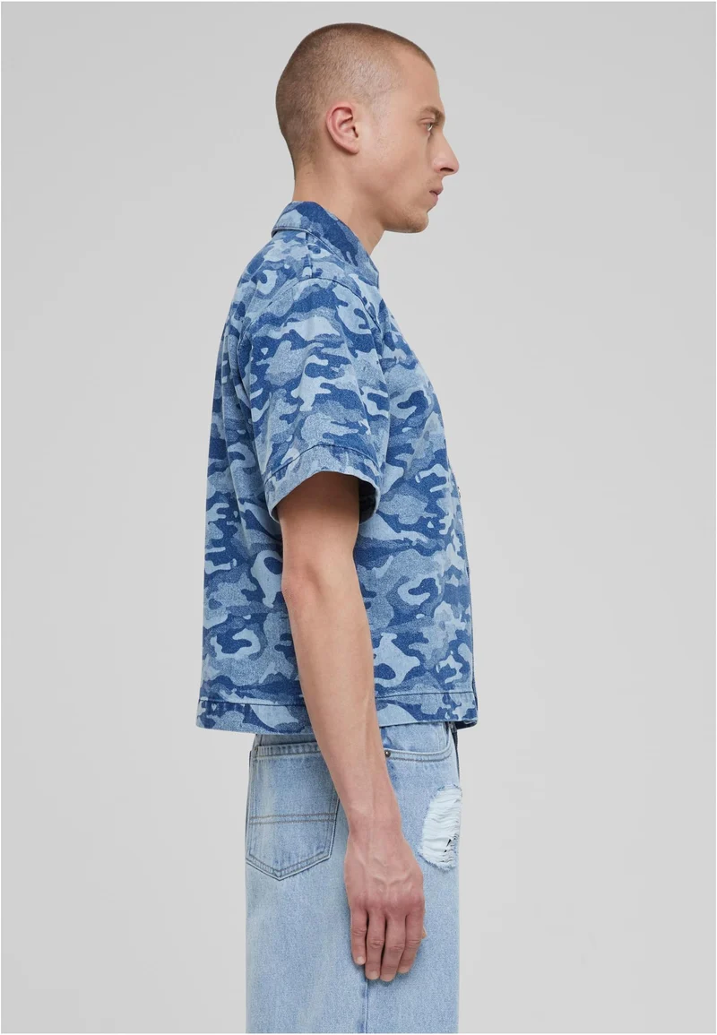 UC Laser Camo Printed Boxy Shirt