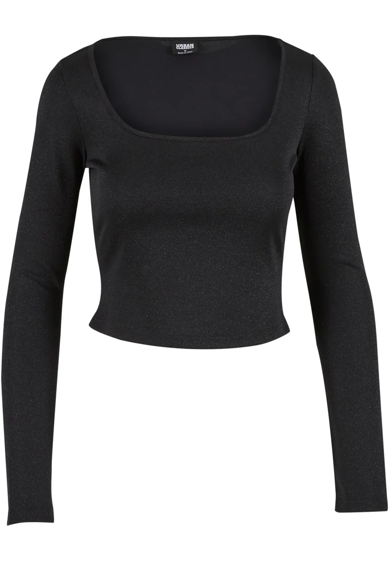 UC Glitter Square Neck Longsleeve
