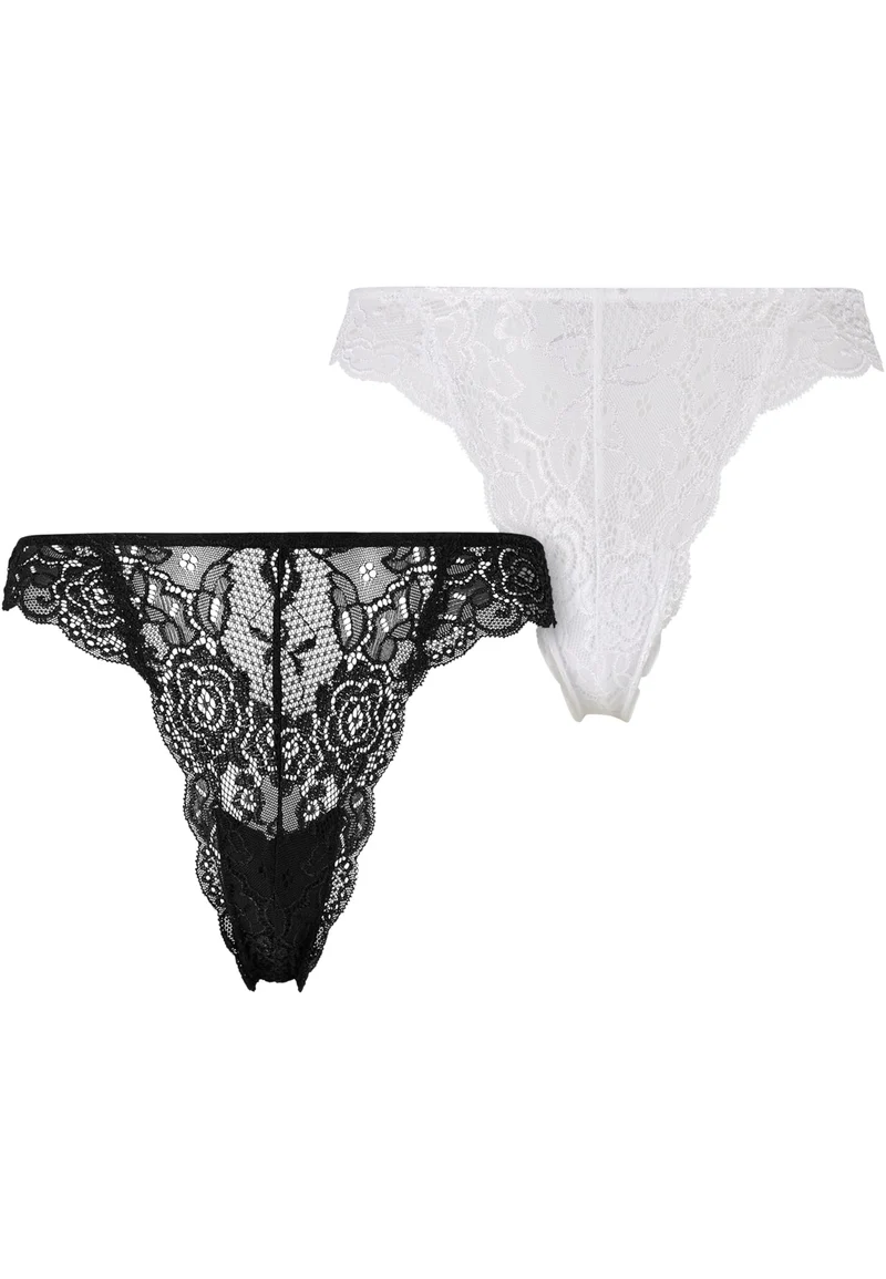UC Allover Lace Tanga 2-Pack