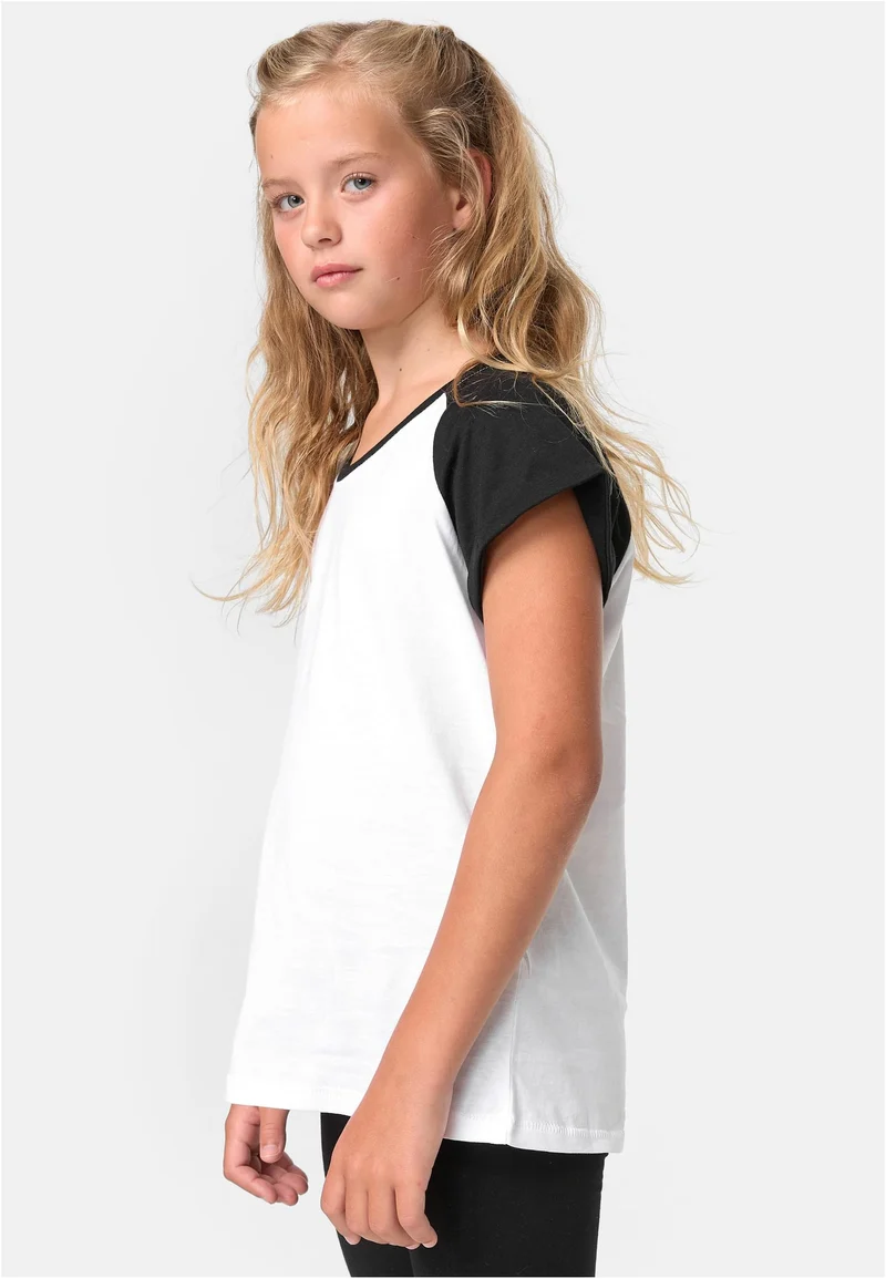 UC Girls Contrast Raglan Tee