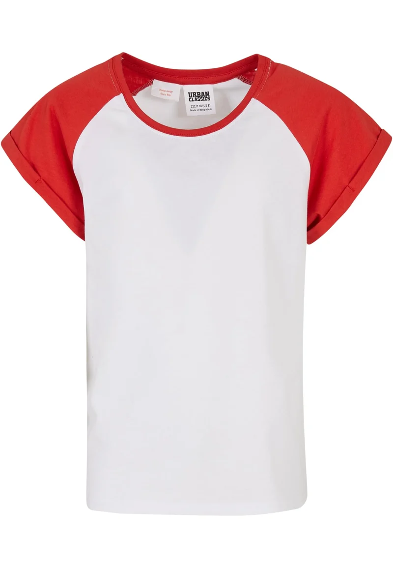 UC Girls Contrast Raglan Tee