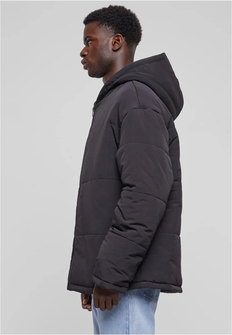 UC Hooded Block Puffer Jacket