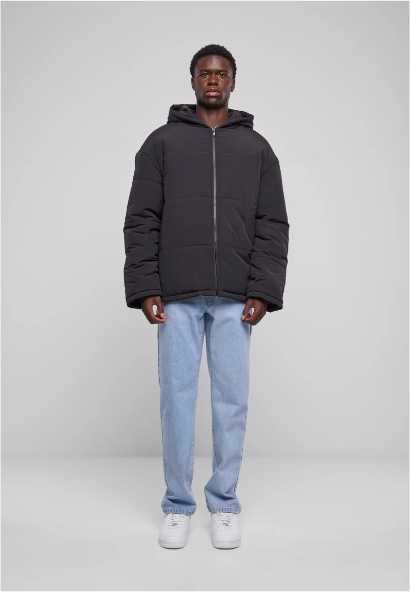 UC Hooded Block Puffer Jacket