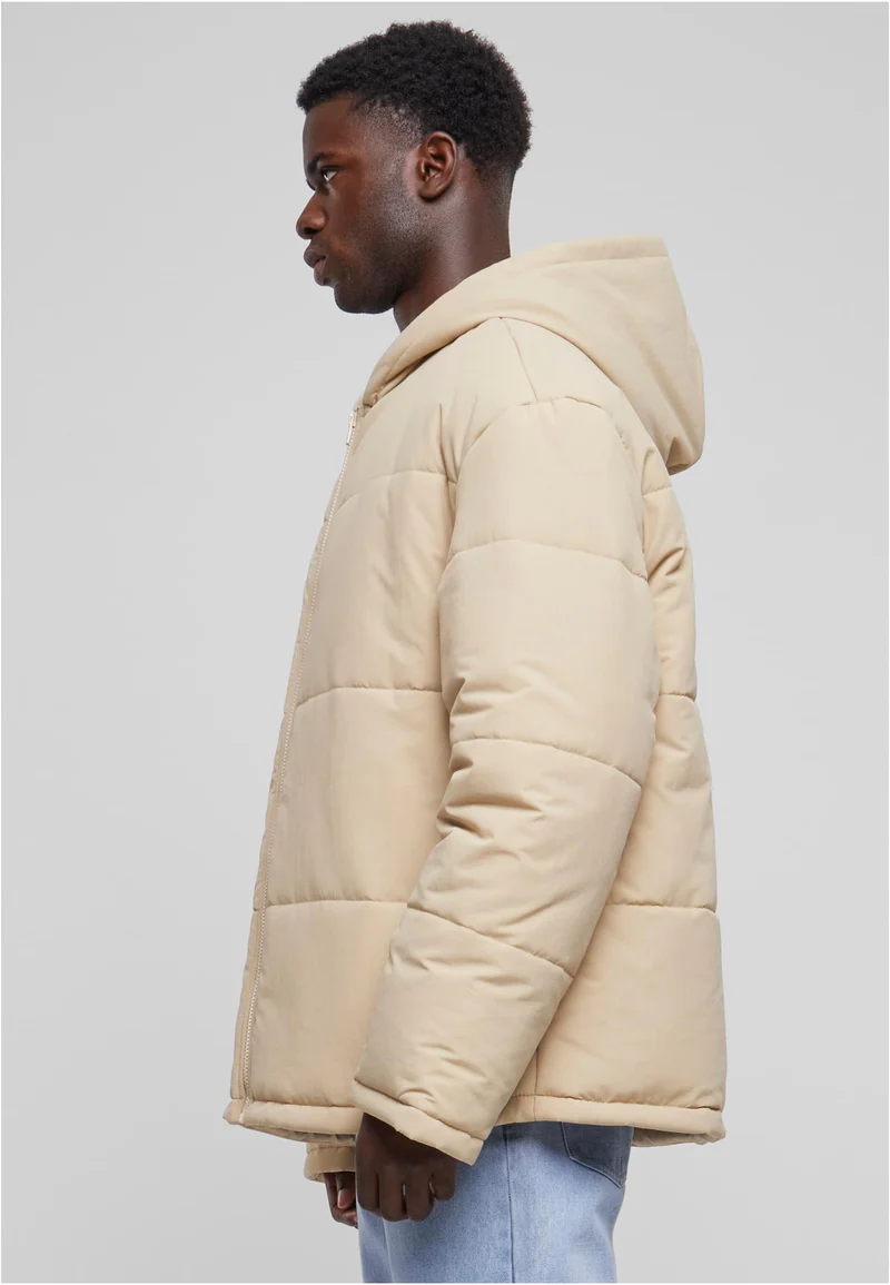 UC Hooded Block Puffer Jacket