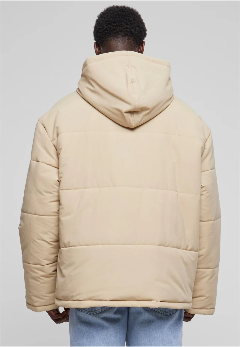 UC Hooded Block Puffer Jacket
