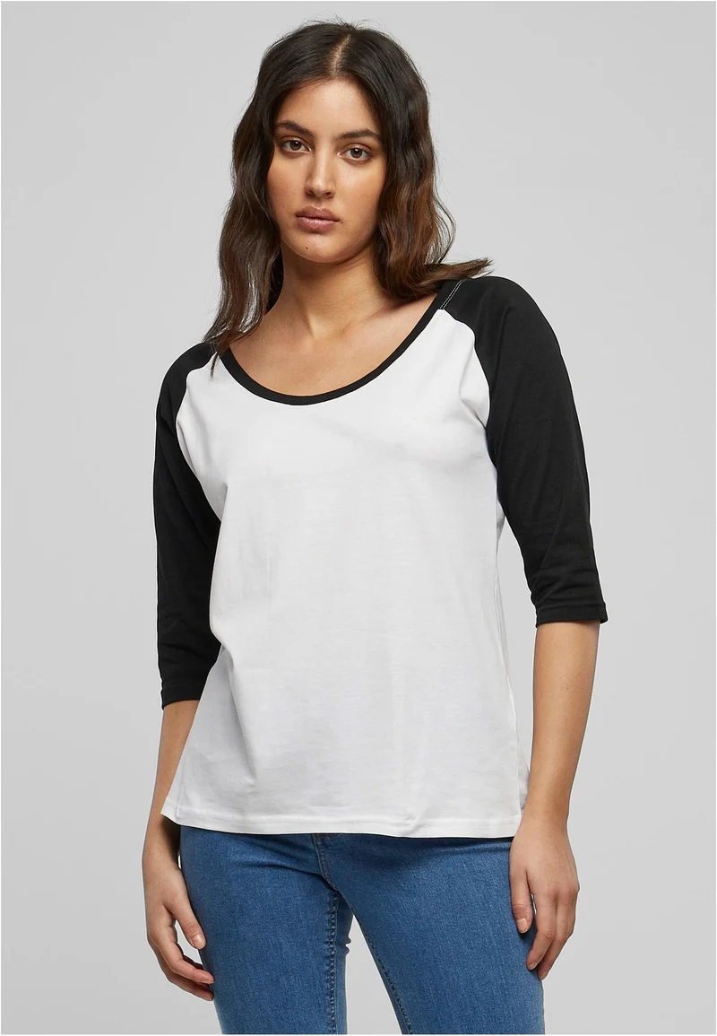 UC 3/4 Contrast Raglan Tee