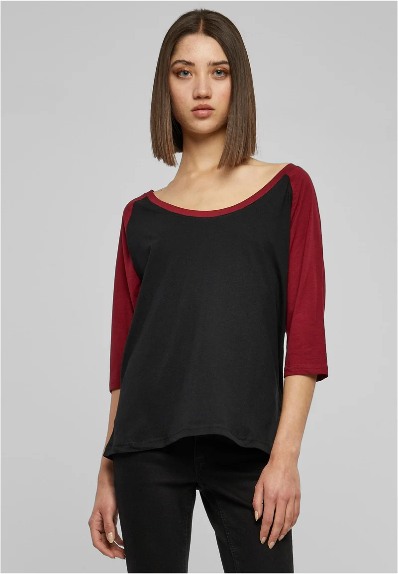 UC 3/4 Contrast Raglan Tee