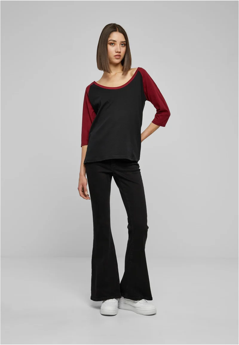 UC 3/4 Contrast Raglan Tee