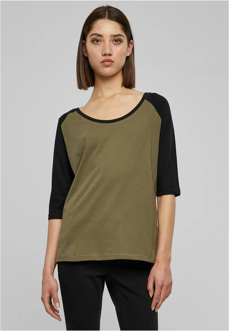 UC 3/4 Contrast Raglan Tee