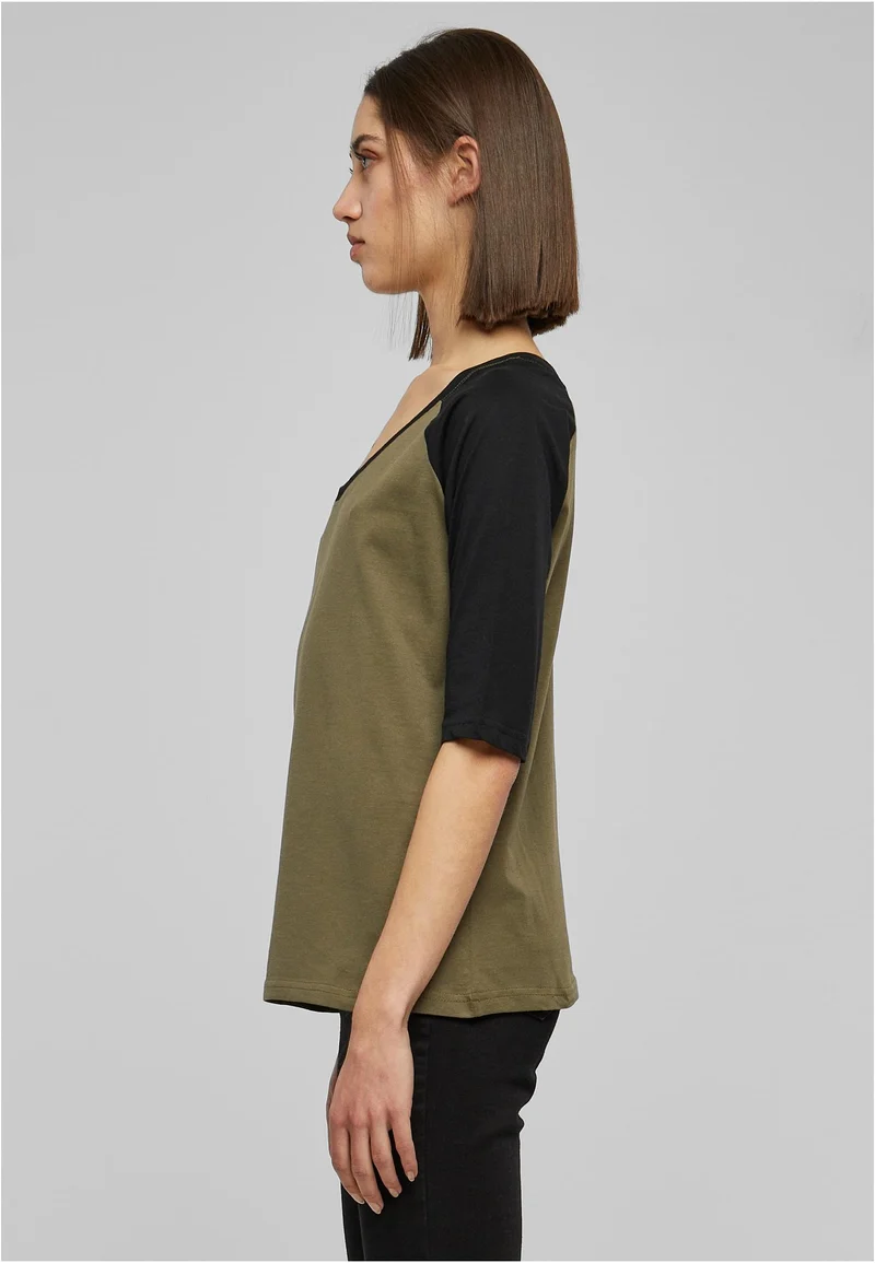 UC 3/4 Contrast Raglan Tee