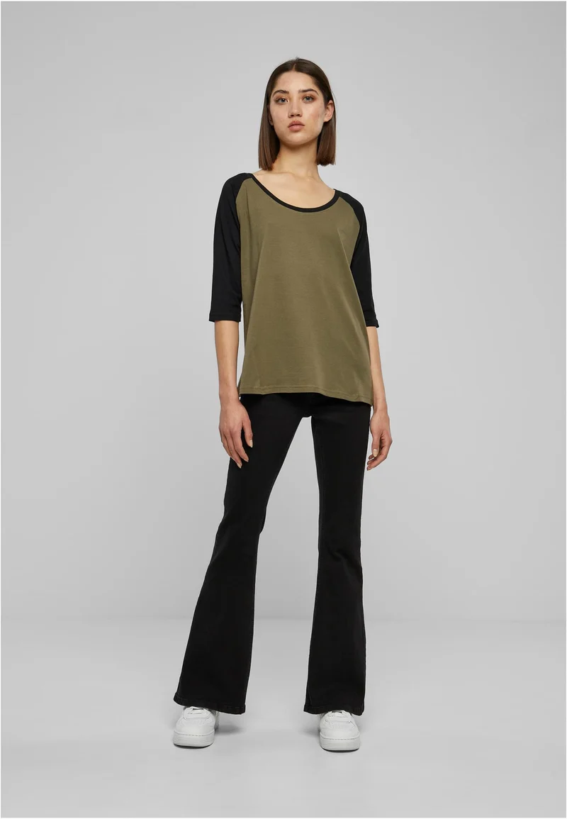 UC 3/4 Contrast Raglan Tee