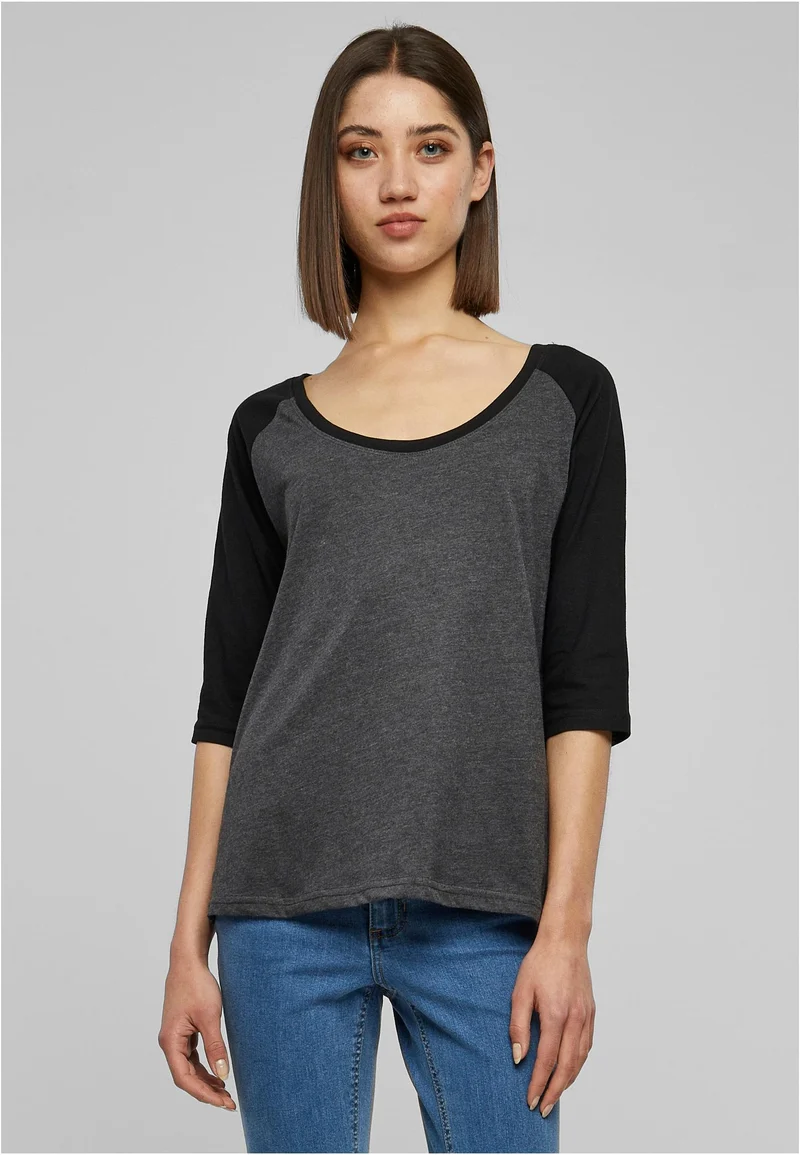 UC 3/4 Contrast Raglan Tee