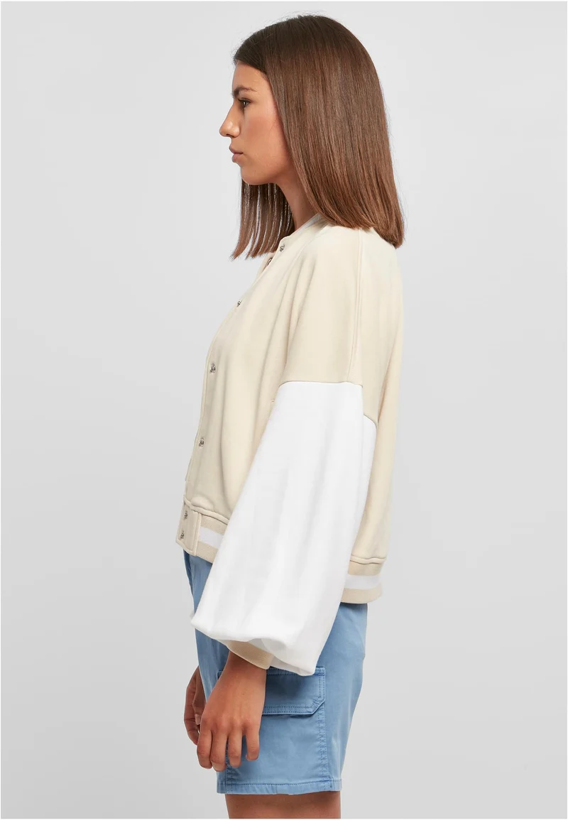 UC Oversized 2 Tone College Terry Jacket