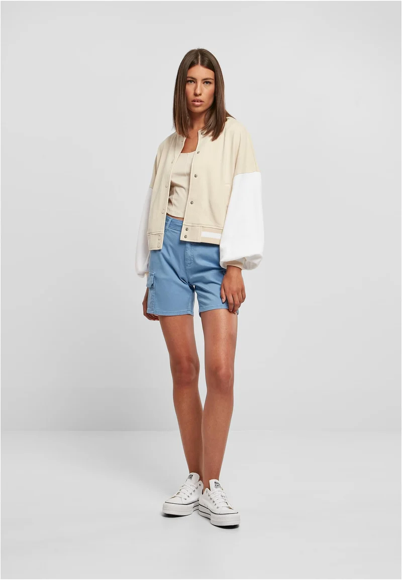 UC Oversized 2 Tone College Terry Jacket