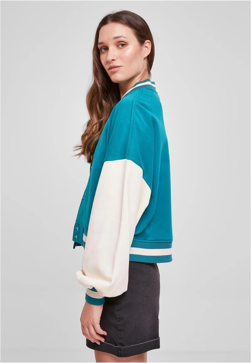 UC Oversized 2 Tone College Terry Jacket