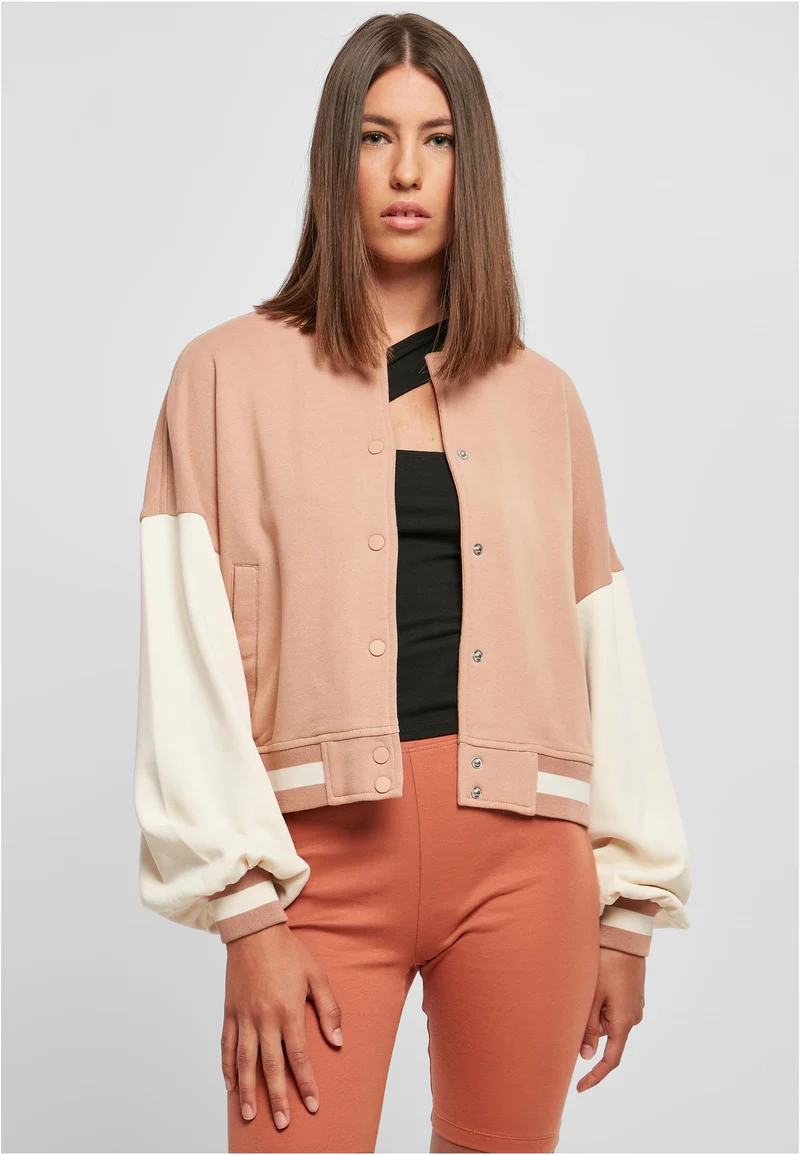 UC Oversized 2 Tone College Terry Jacket