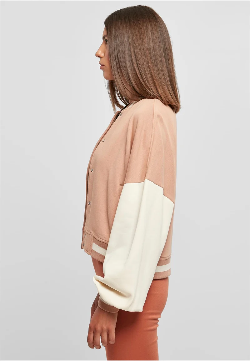 UC Oversized 2 Tone College Terry Jacket