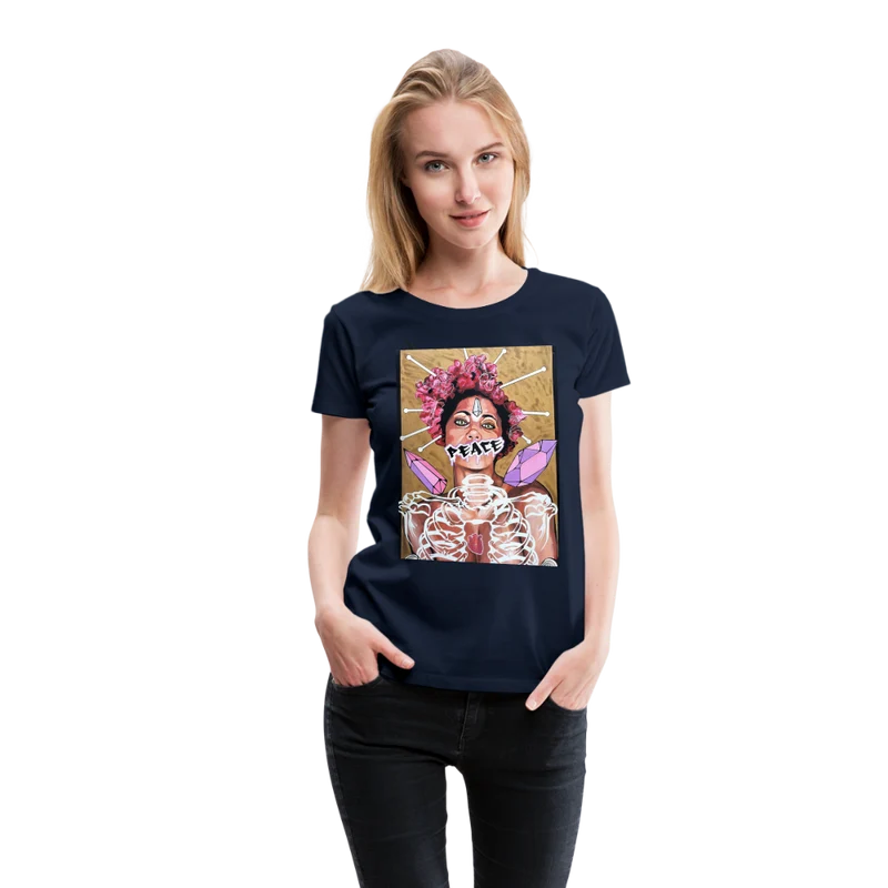 Frauen Premium T-Shirt Peace