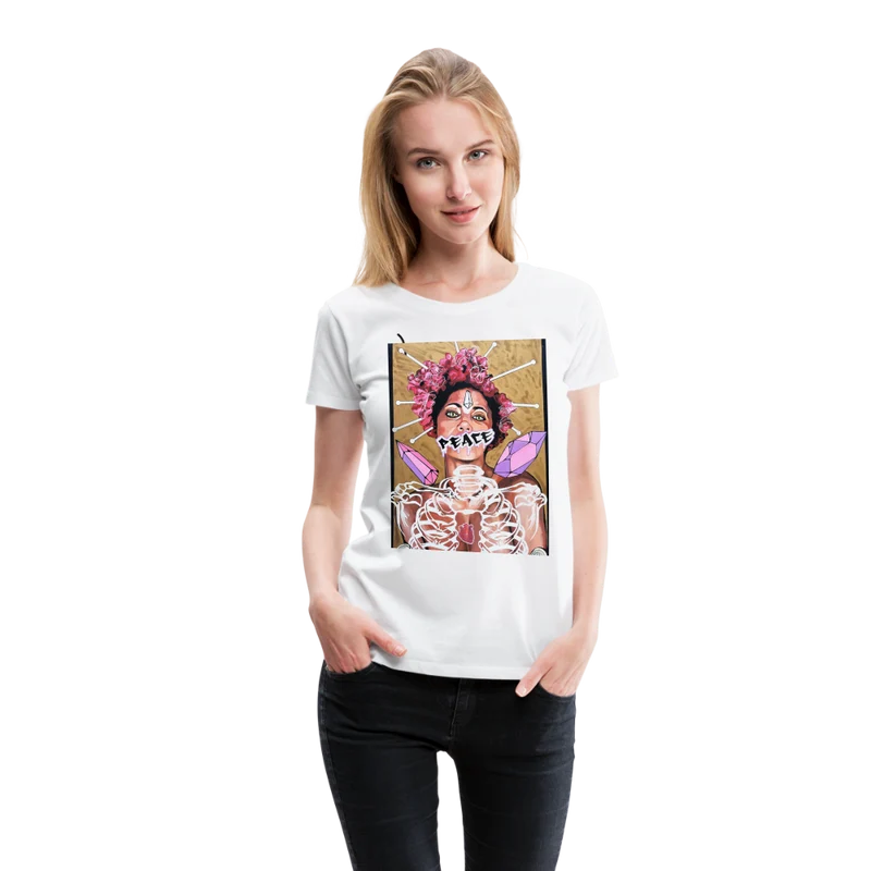 Frauen Premium T-Shirt Peace