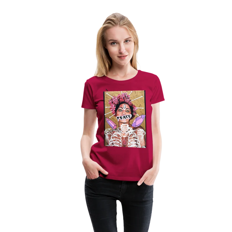 Frauen Premium T-Shirt Peace