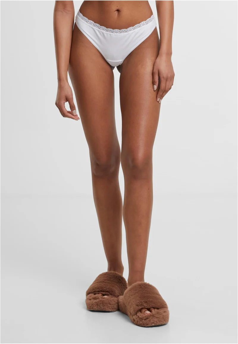 UC Basic Cotton Tanga Lace 5-Pack