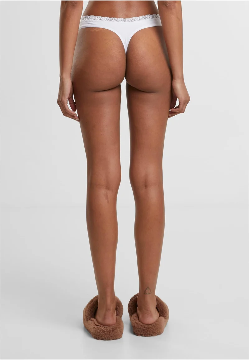 UC Basic Cotton Tanga Lace 5-Pack