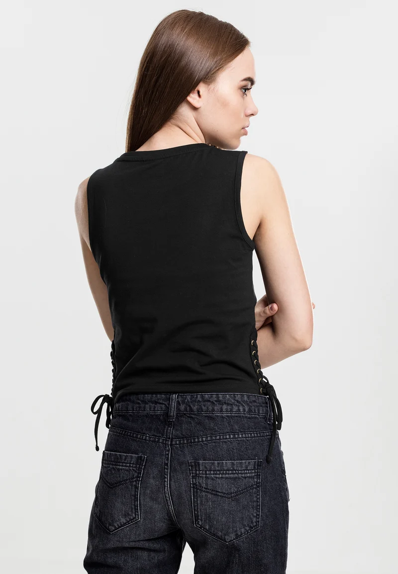 UC Lace Up Cropped Top