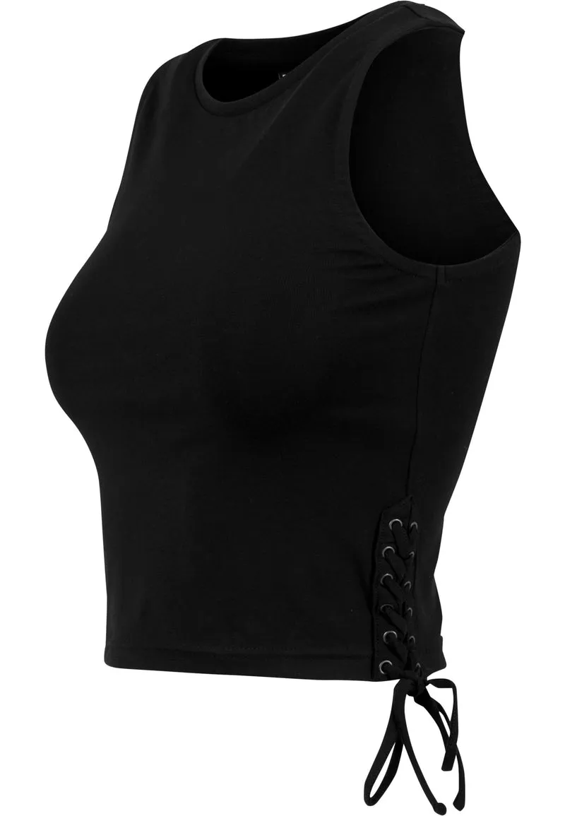 UC Lace Up Cropped Top