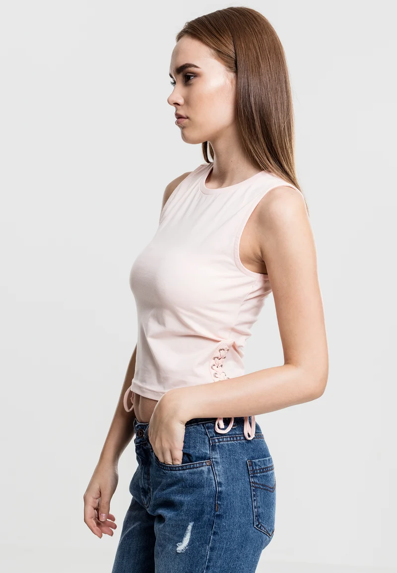 UC Lace Up Cropped Top