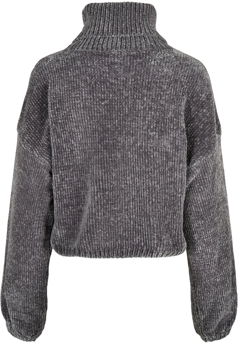 UC Short Chenille Turtleneck Sweater