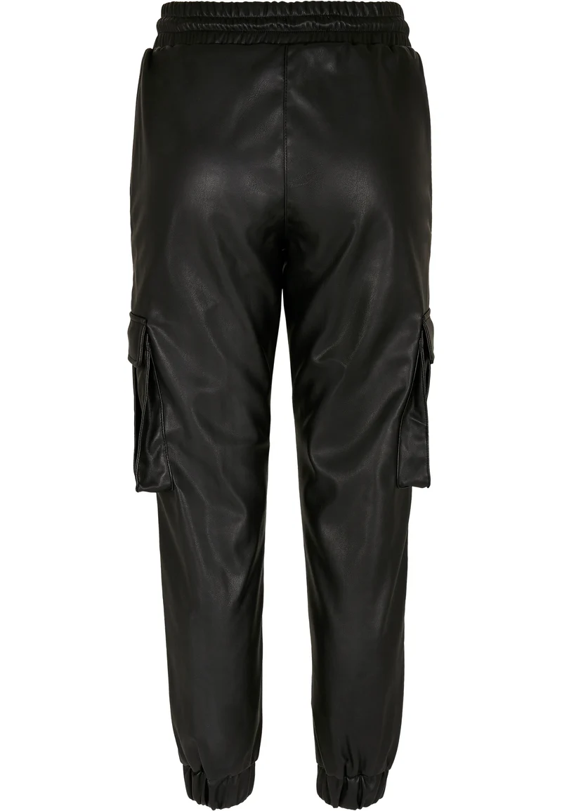UC Faux Leather Cargo Pants