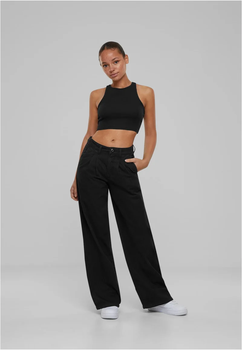 UC Organic Pleated Cotton Pants