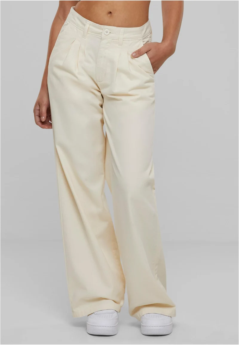 UC Organic Pleated Cotton Pants