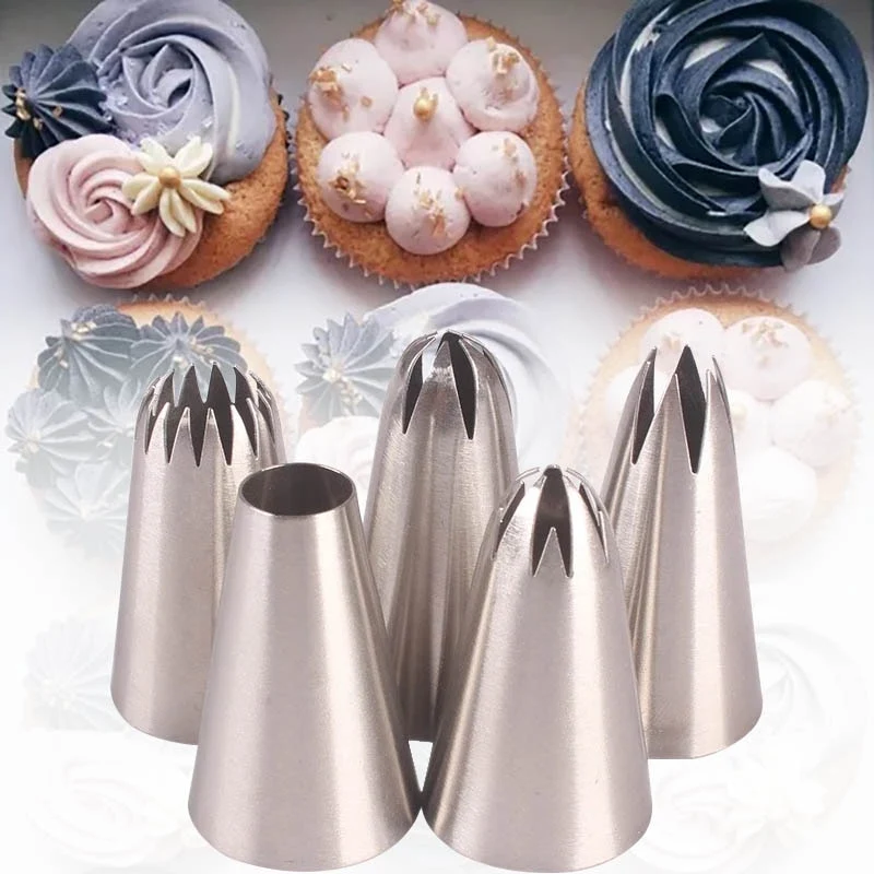 Sahnetülle Spritztüllen für Kuchen und Süßwaren Küchenhelfer