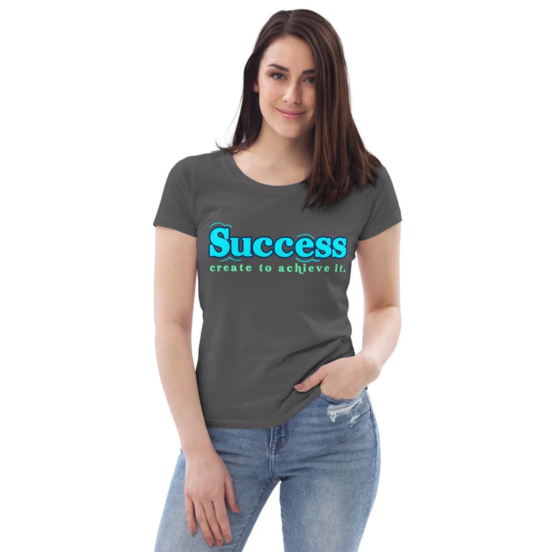 Success - Enganliegendes Öko-T-Shirt für Damen