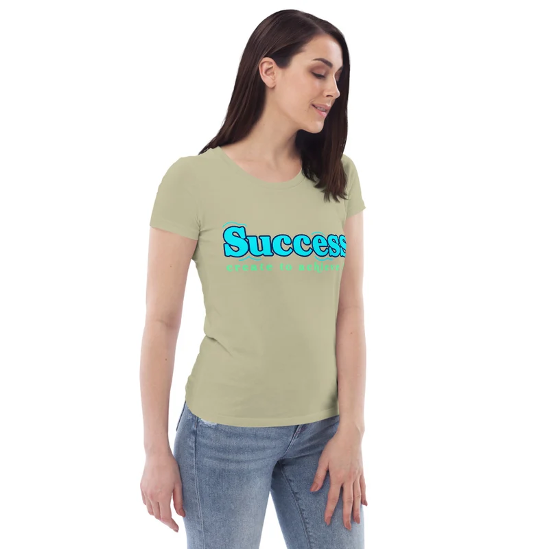 Success - Enganliegendes Öko-T-Shirt für Damen