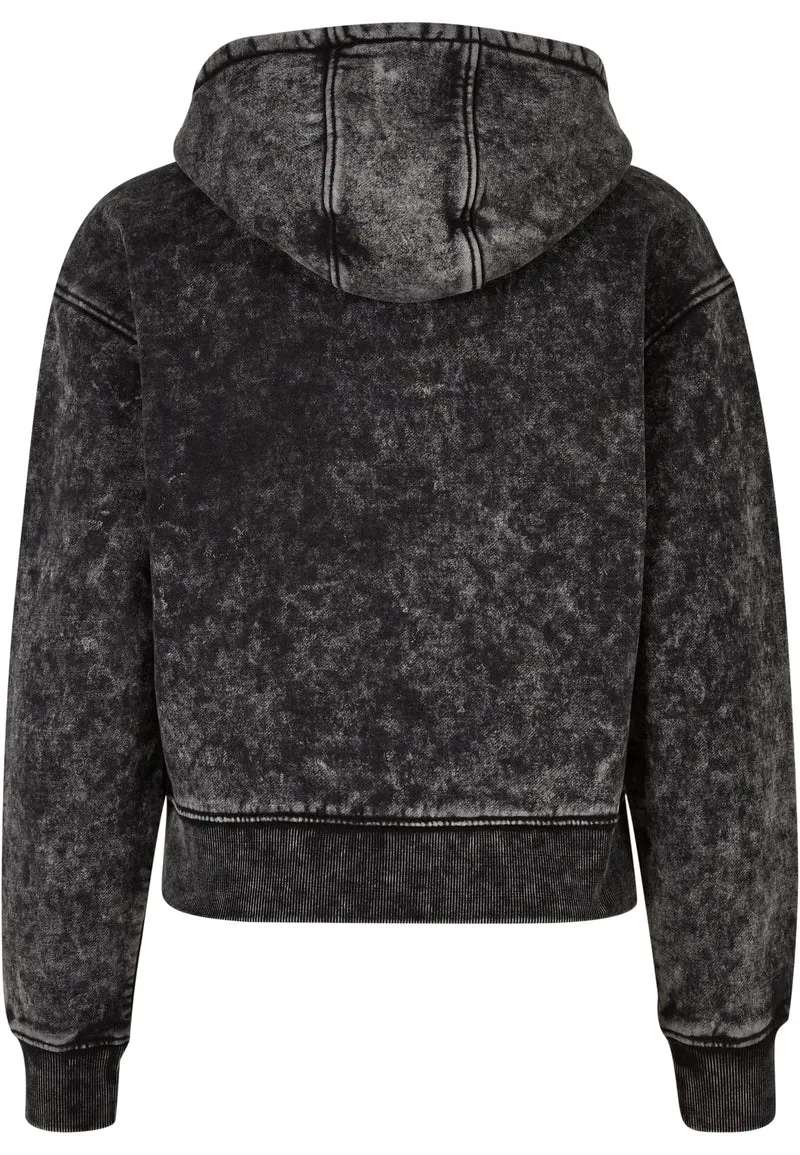 UC Short Oversized Towel Washed Zip Hoody