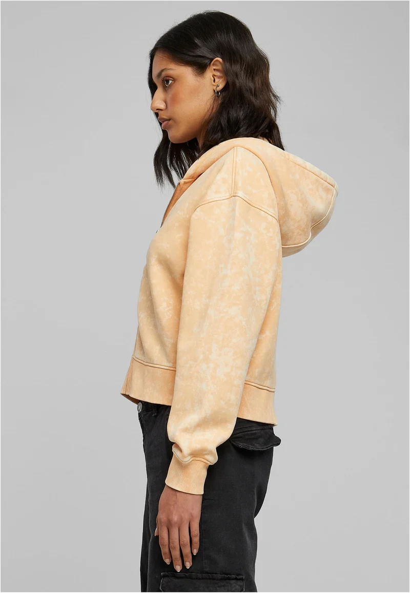 UC Short Oversized Towel Washed Zip Hoody