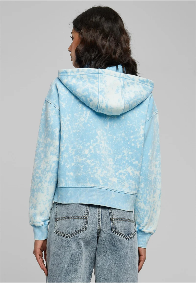 UC Short Oversized Towel Washed Zip Hoody
