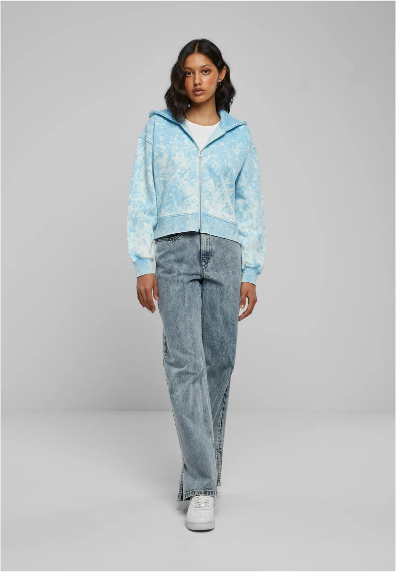 UC Short Oversized Towel Washed Zip Hoody