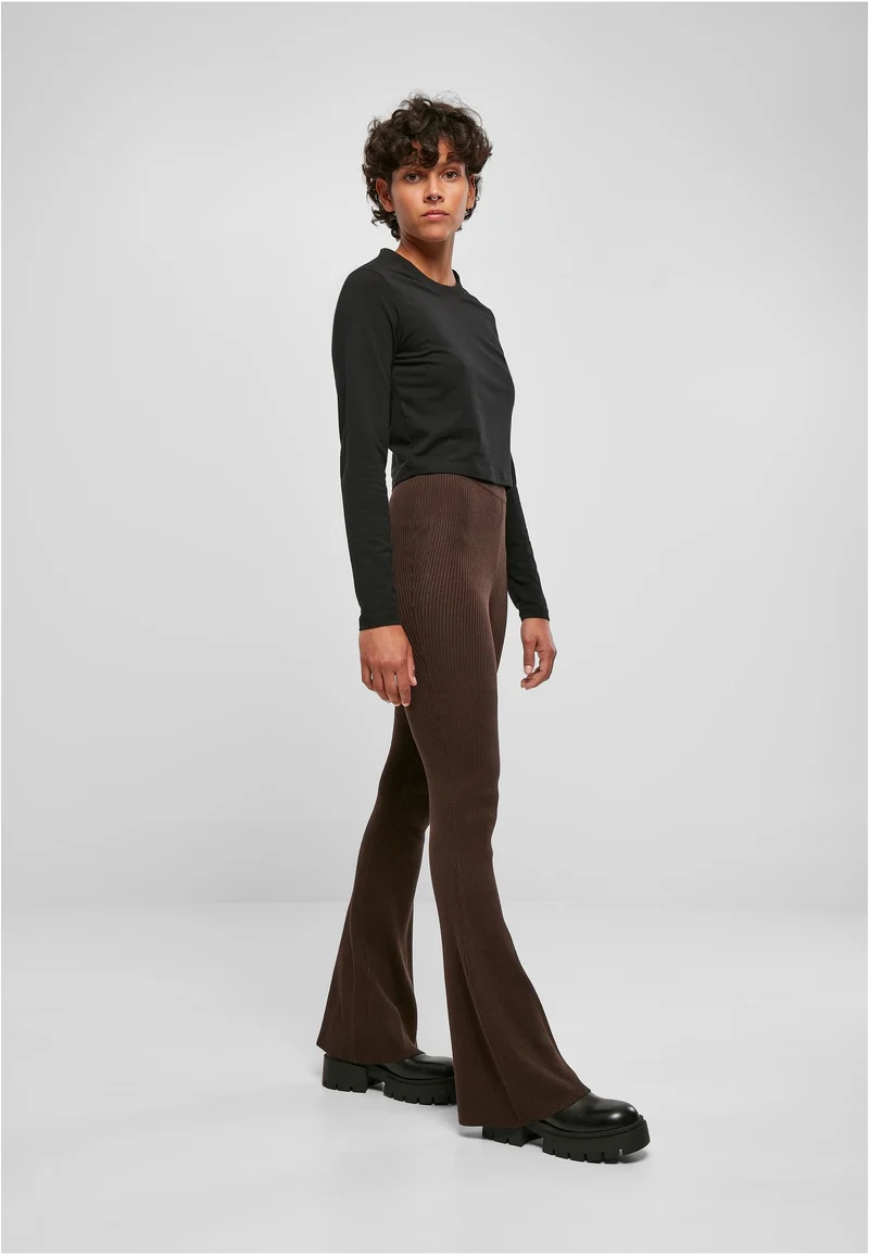 UC Rib Knit Bootcut Tights