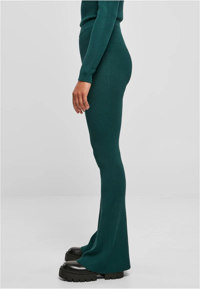 UC Rib Knit Bootcut Tights