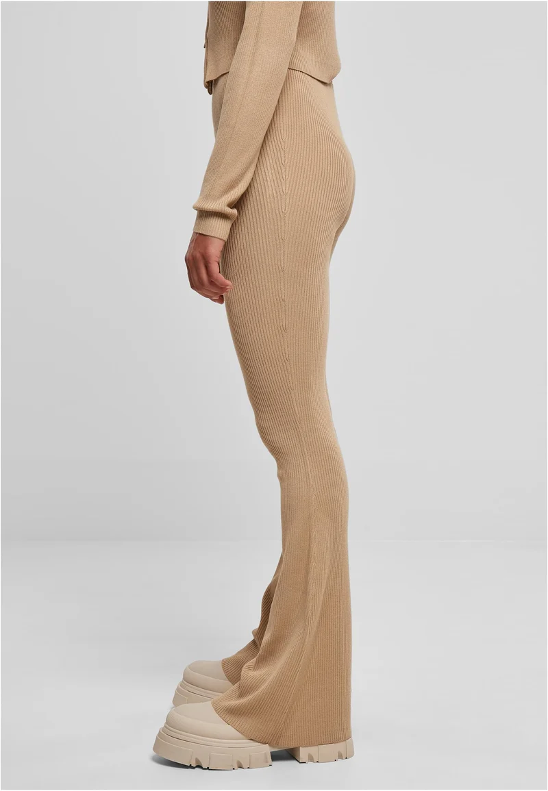 UC Rib Knit Bootcut Tights