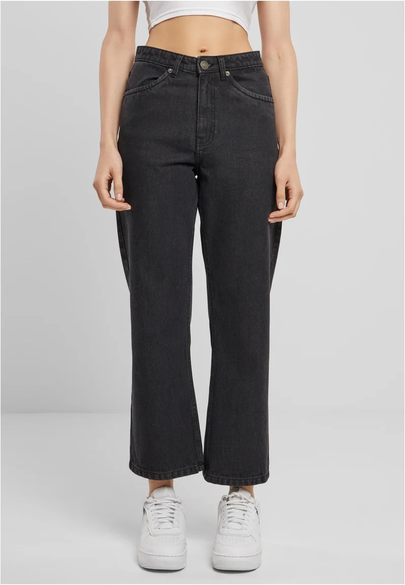 UC Cropped Straight Leg Denim Pants