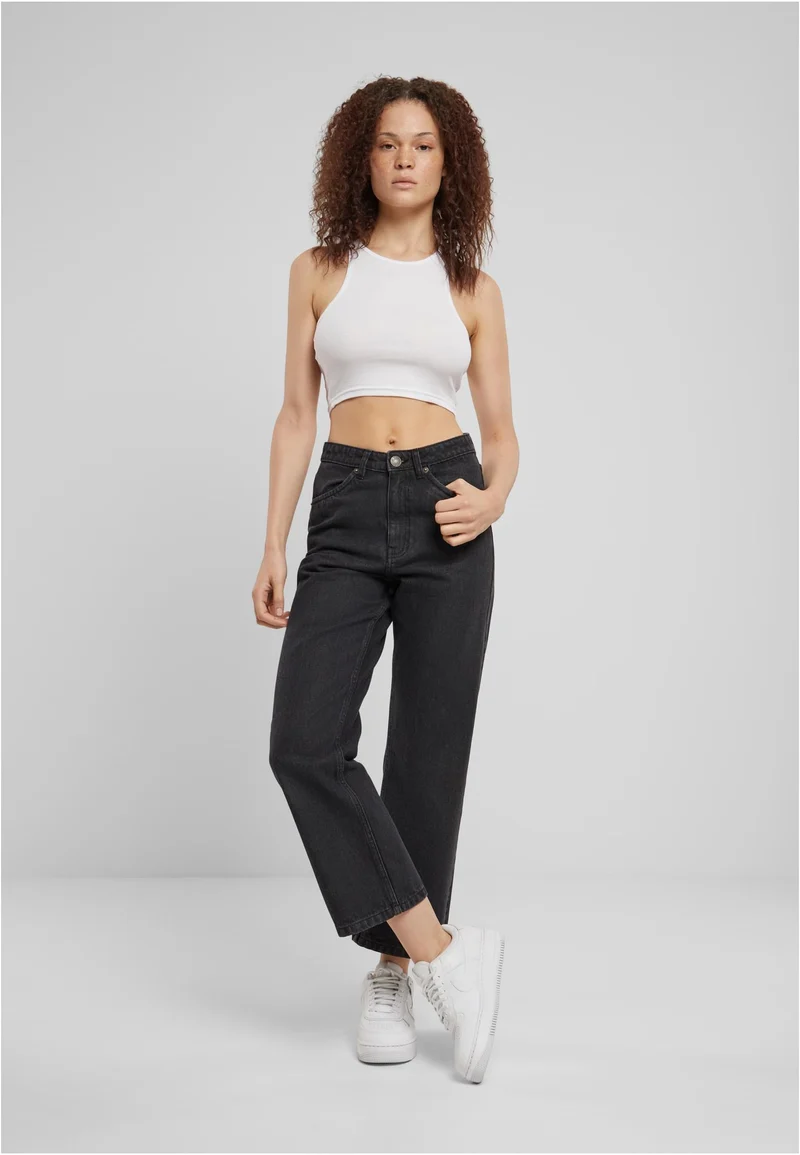 UC Cropped Straight Leg Denim Pants