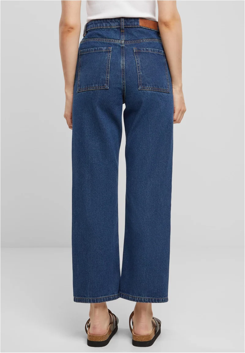 UC Cropped Straight Leg Denim Pants